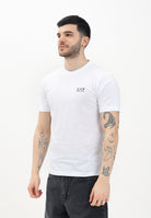 EA7 T-shirt a manica corta bianca da uomo con stampa logo 7M000567AF10375 M0003 EA7 