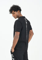 EA7 T-shirt a manica corta nera da uomo con stampa logo 7M000567AF10375 MC001 EA7 