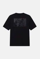 EA7 T-shirt manica corta nera per uomo con patch logo gommato sul fondo. 7M002107AF10441 UC001 EA7 