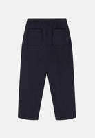 EA7 Pantaloni sportivi neri per uomo con vita elasticizzata e patch logo. 7M002111AF27201 UC001 EA7 