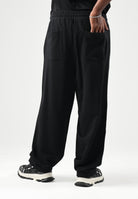 EA7 Pantaloni sportivi neri per uomo con vita elasticizzata e patch logo. 7M002111AF27201 UC001 EA7 
