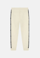 EA7 Pantaloni sportivi panna per uomo con patch logo a contrasto sulla gamba 7M002198AF10377 U1079 EA7 