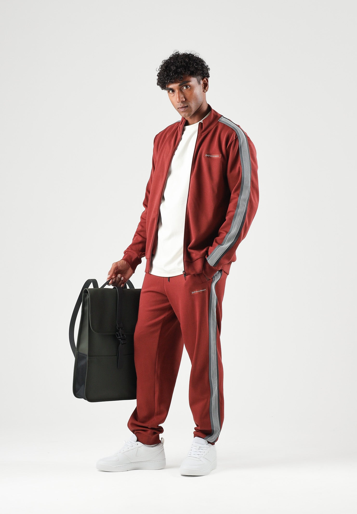 EA7 Tuta sportiva madder-rosso mattone da uomo 7M002221AF12660 U6003 EA7 