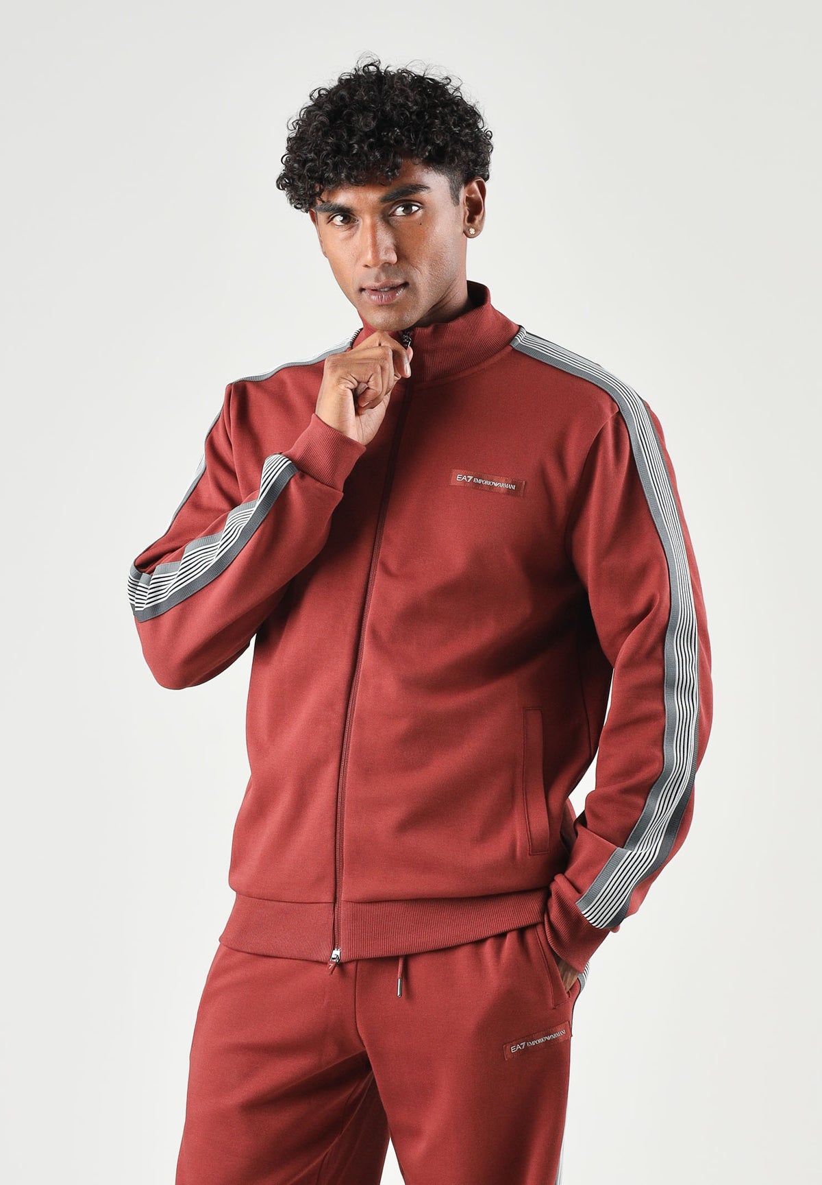 EA7 Tuta sportiva madder-rosso mattone da uomo 7M002221AF12660 U6003 EA7 