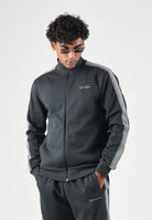 EA7 Tuta sportiva grigiaper uomo con giacca a collo alto, zip frontale e pantaloni jogger. 7M002221AF12660 U8134 EA7 