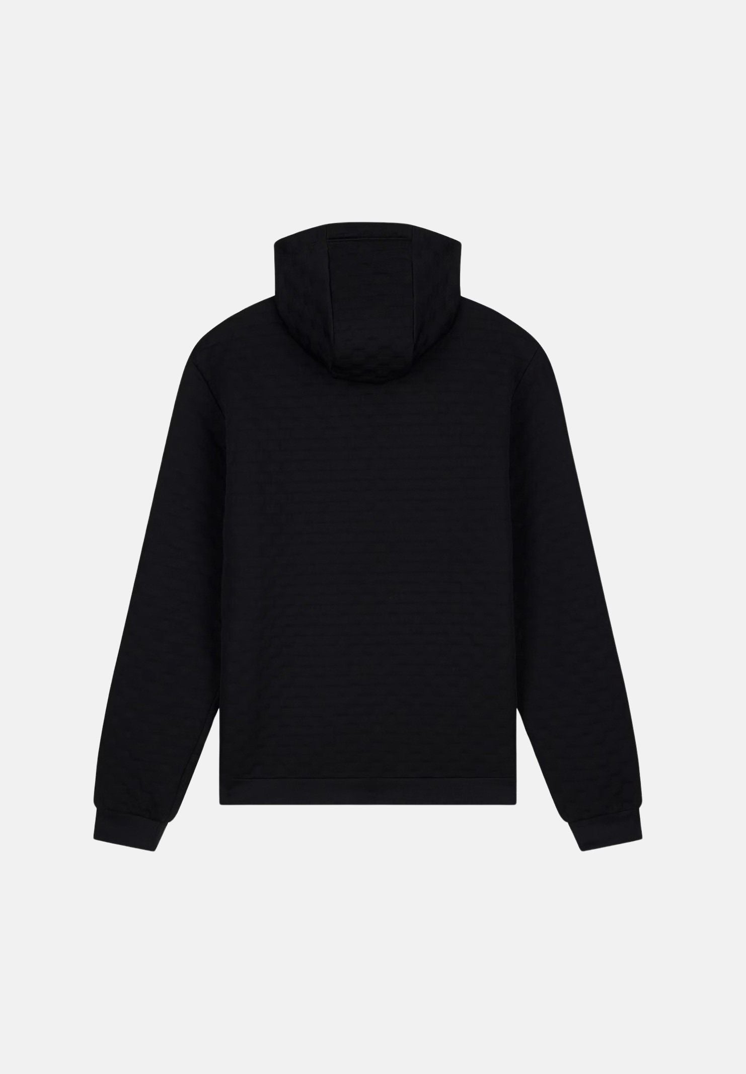 EA7 Felpa con zip TRAIN PREMIUM LABEL HOODIE nera per uomo con cappuccio e logo sul petto. 7M002247AF26241 UC001 EA7 