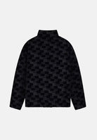 EA7 Bomber nero per uomo con fantasia tono su tono all over e chiusura frontale con zip. 7M002389AF26931 UC001 EA7 
