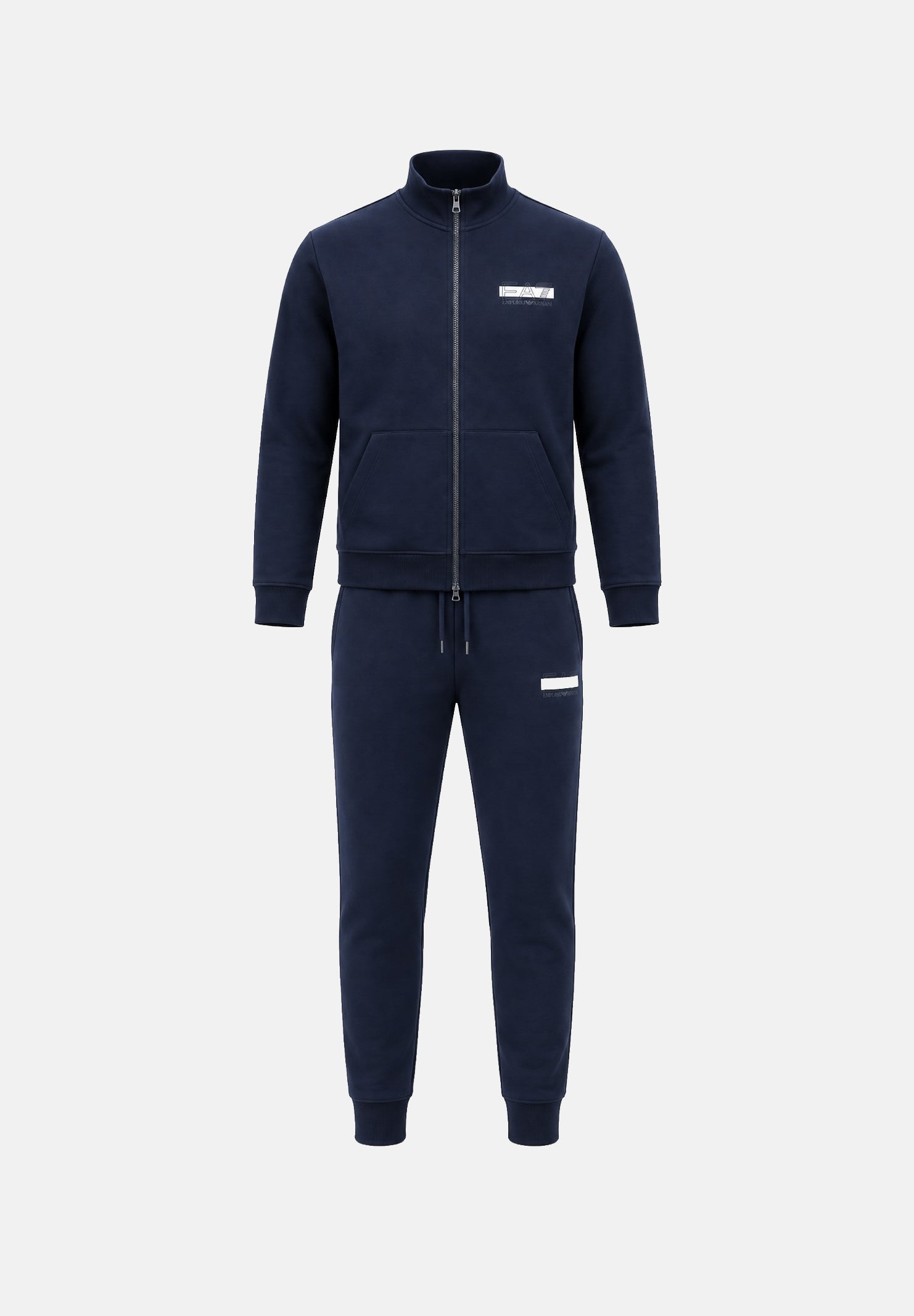 EA7 Tuta sportiva blu da uomo con mini logo iconico<BR/> 7M002431AF10377 MB149 EA7 