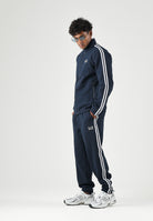 EA7 Tuta TENNIS PRO blu per uomo con bande laterali a contrasto 7M002490AF26309 UB102 EA7 