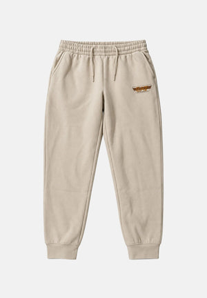 EA7 Pantaloni jogger Almond Milk beige panna da uomo con mini logo 7M002570AF10377 U1079 EA7 