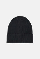 EA7 Cappello MOUNTAIN BEANIE nero per uomo con lavorazione a coste e logo frontale. 7X000312AF29587 UC001 EA7 