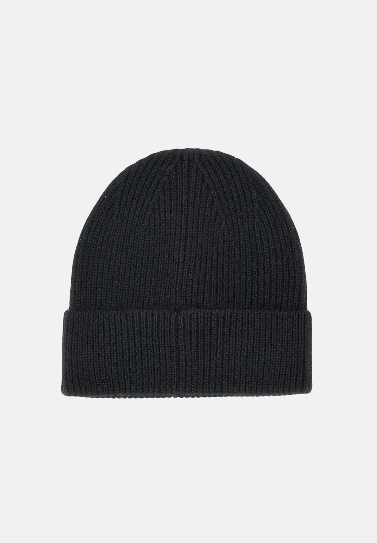 EA7 Cappello MOUNTAIN BEANIE nero per uomo con lavorazione a coste e logo frontale. 7X000312AF29587 UC001 EA7 