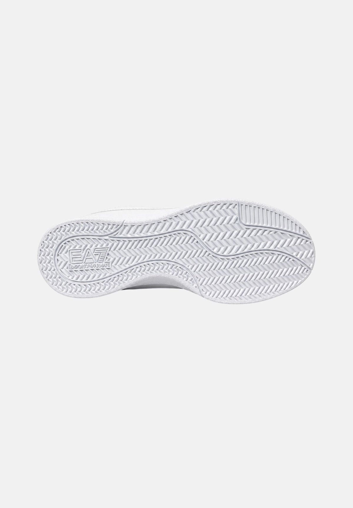 EA7 Sneakers bianche per uomo con logo laterale tono su tono e suola piatta. 7X000879AF29307 MZ944 EA7 