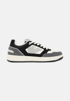 EA7 Sneakers SKATE SLASHER EAGLE SUEDE nere per uomo con logo laterale e punta traforata. 7X000912AF23110 MC684 EA7 