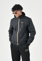 EA7 Bomber CORE IDENTITY nero da uom con logo piccolo laterale<BR/> 8NPB20PNFZZ 0208 EA7 