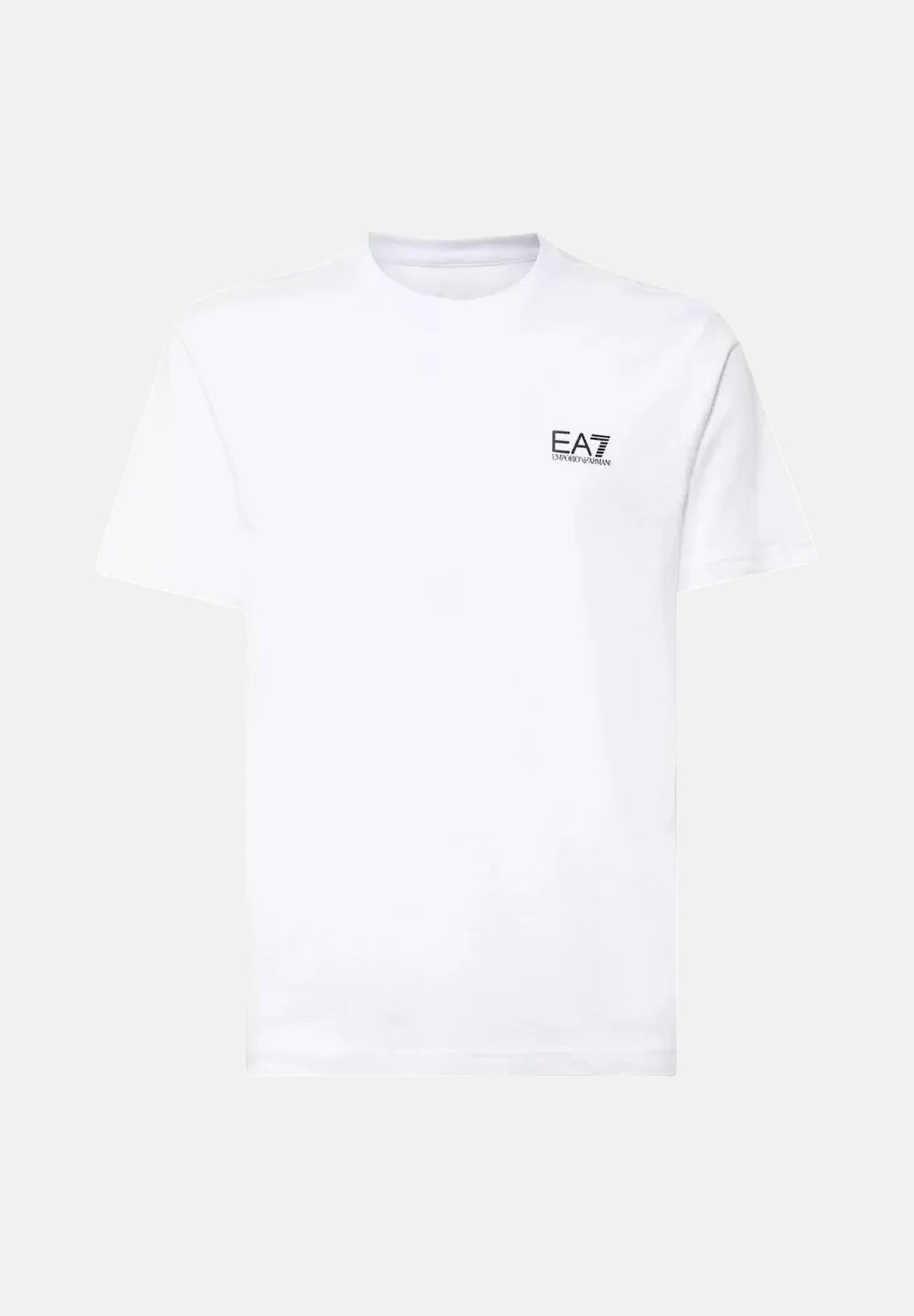 EA7 T-shirt a manica corta bianca da uomo con stampa logo 8NPT25PJVPZ 1100 EA7 