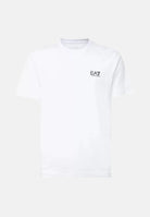 EA7 T-shirt a manica corta bianca da uomo con stampa logo 8NPT25PJVPZ 1100 EA7 