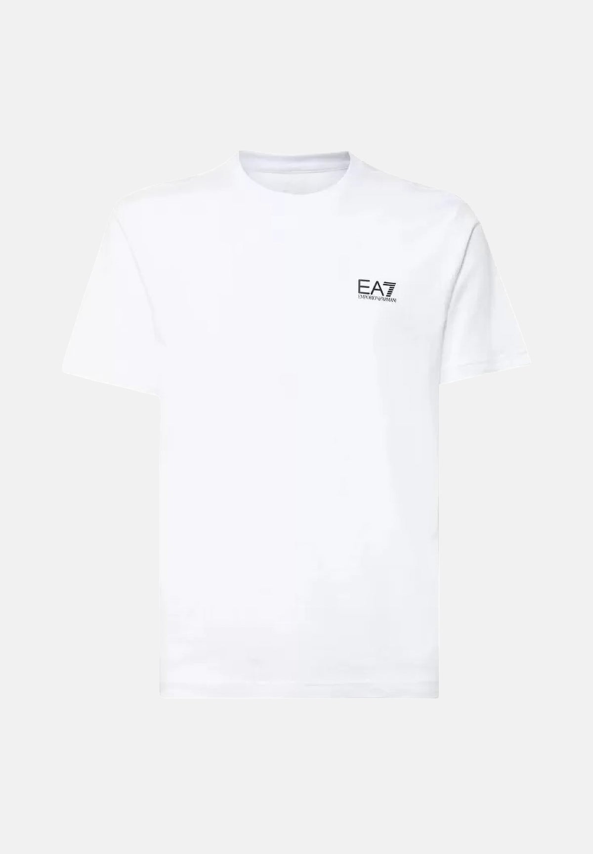 EA7 T-shirt a manica corta bianca da uomo con stampa logo 8NPT25PJVPZ 1100 EA7 