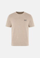 EA7 T-shirt a manica corta beige da uomo con logo 8NPT25PJVPZ U6167 EA7 