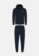 EA7 Tuta CORE IDENTITY  navy-blu da uomo con piccolo logo 8NPV68PJVTZ 1562 EA7 
