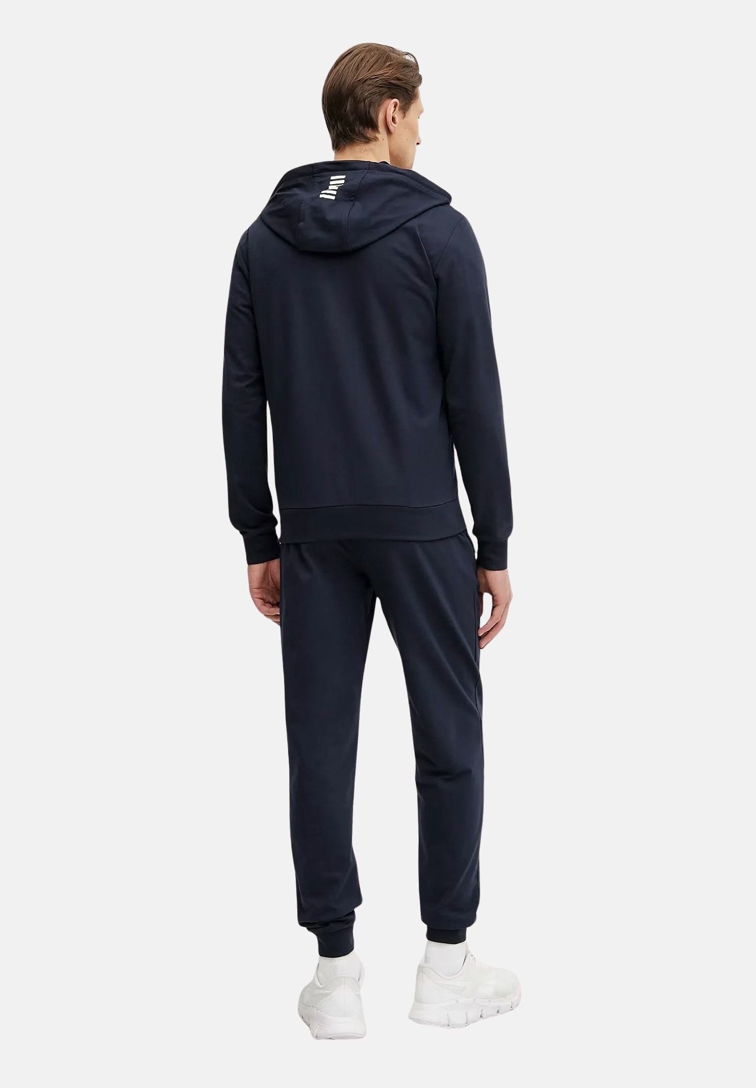 EA7 Tuta CORE IDENTITY  navy-blu da uomo con piccolo logo 8NPV68PJVTZ 1562 EA7 
