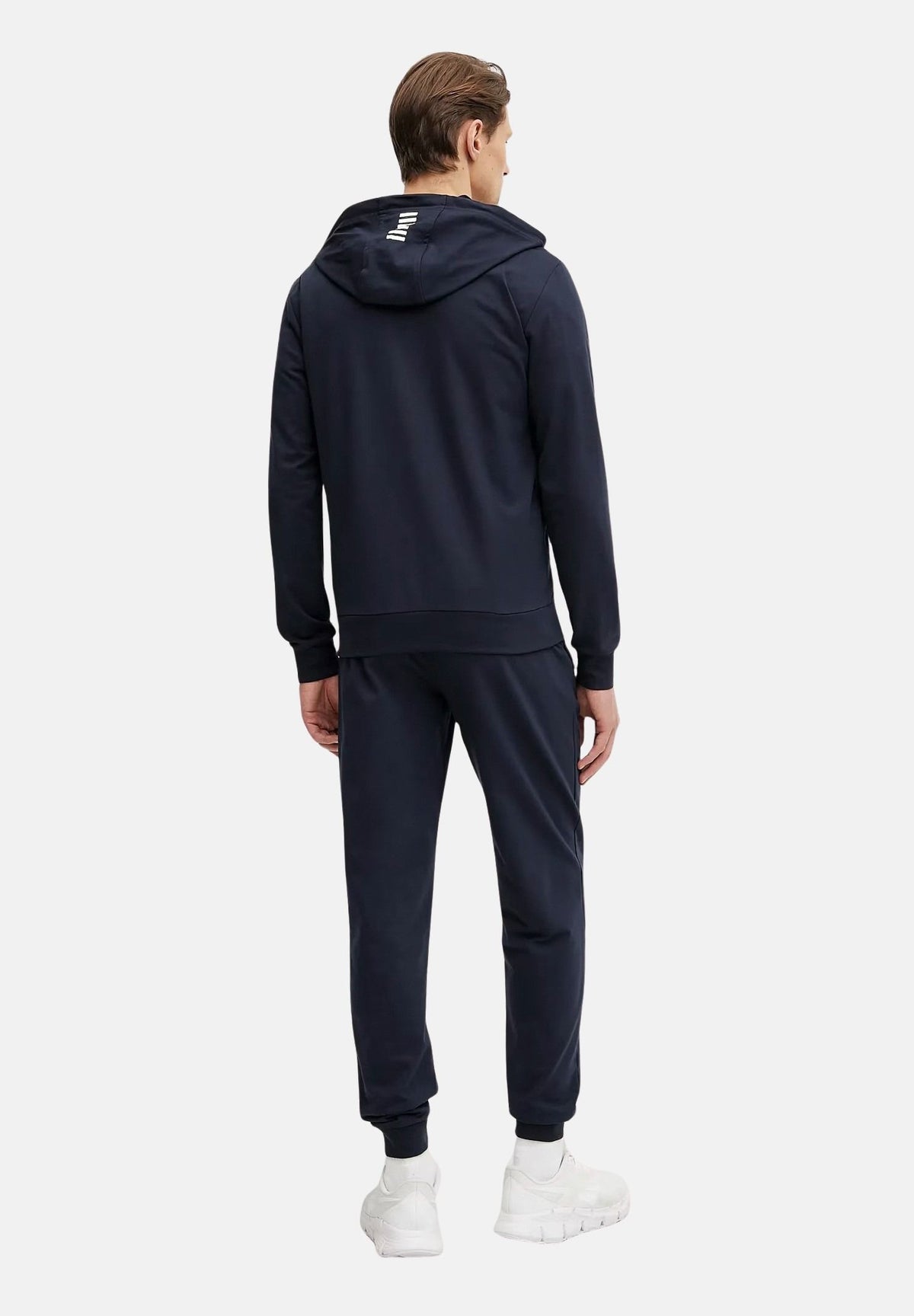 EA7 Tuta CORE IDENTITY  navy-blu da uomo con piccolo logo 8NPV68PJVTZ 1562 EA7 