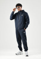 EA7 Tuta CORE IDENTITY  navy-blu da uomo con piccolo logo 8NPV68PJVTZ 1562 EA7 
