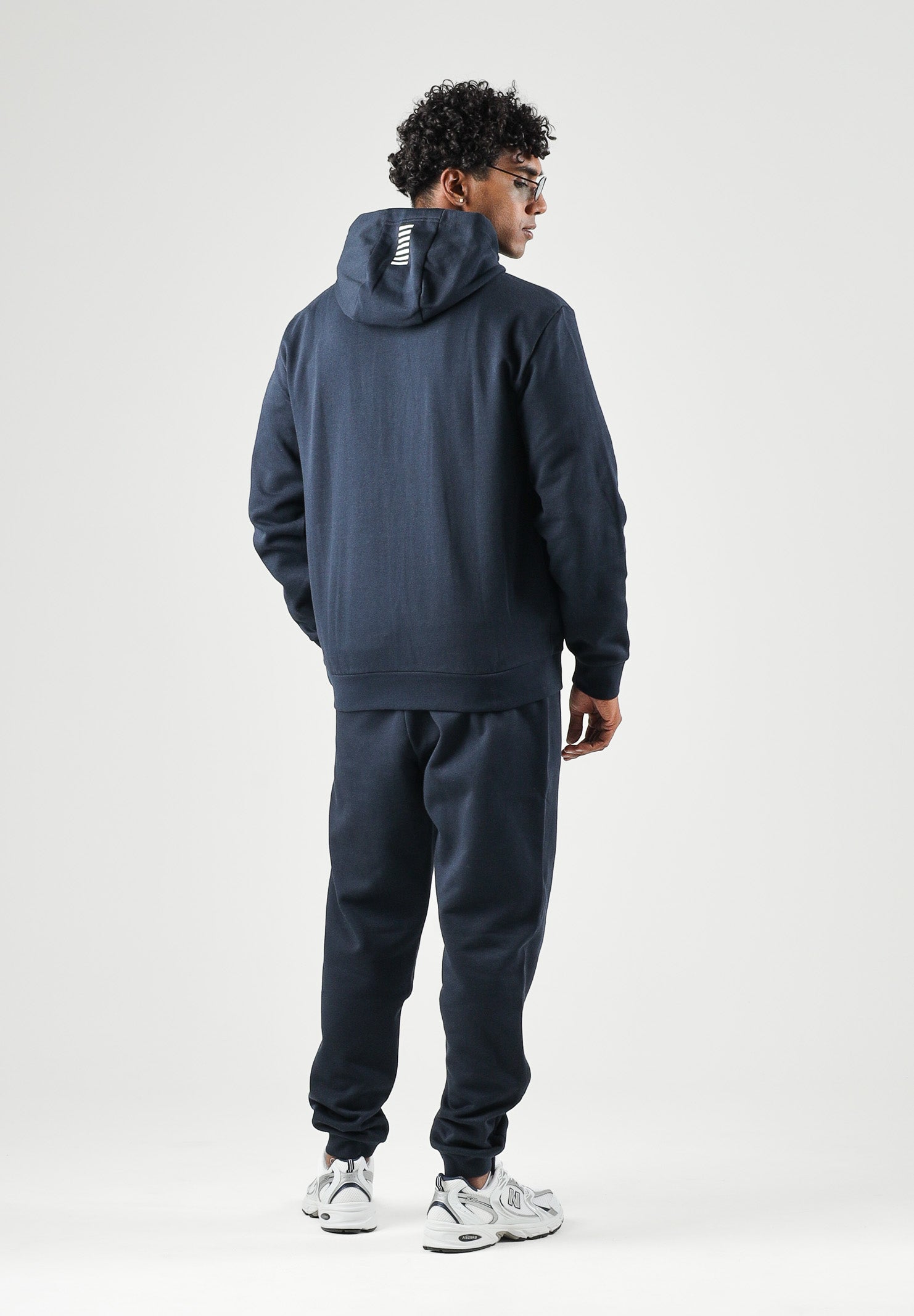 EA7 Tuta CORE IDENTITY  navy-blu da uomo con piccolo logo 8NPV68PJVTZ 1562 EA7 