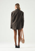 ELEH Giacca- Blazer SINGLE-BREASTED monopetto, moro/ marrone scuro, da donna EFW260004 094 ELEH 