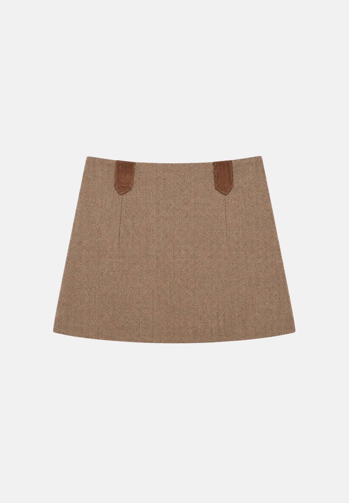 ELEH Gonna BUTTON-DETAIL MINI SKIRT marrone da donna EFW260015 038 ELEH 