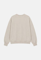 ELEH Felpa girocollo oversize beige da donna in tinta unita EFW260273 052 ELEH 