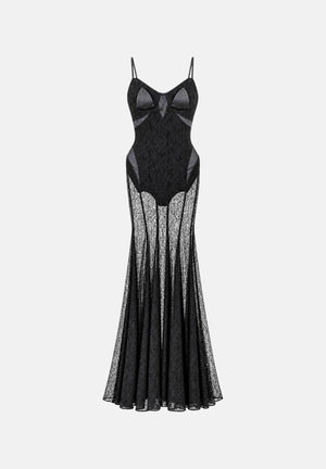 ELISABETTA FRANCHI Abito lungo nero da donna con scollo halter ABR2767E2 110 ELISABETTA FRANCHI 
