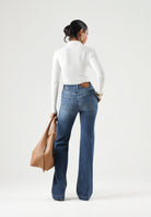 ELISABETTA FRANCHI Body a maglia  lungo avorio-bianco da donna  CON RICAMI À JOUR BK02B66E2 360 ELISABETTA FRANCHI 