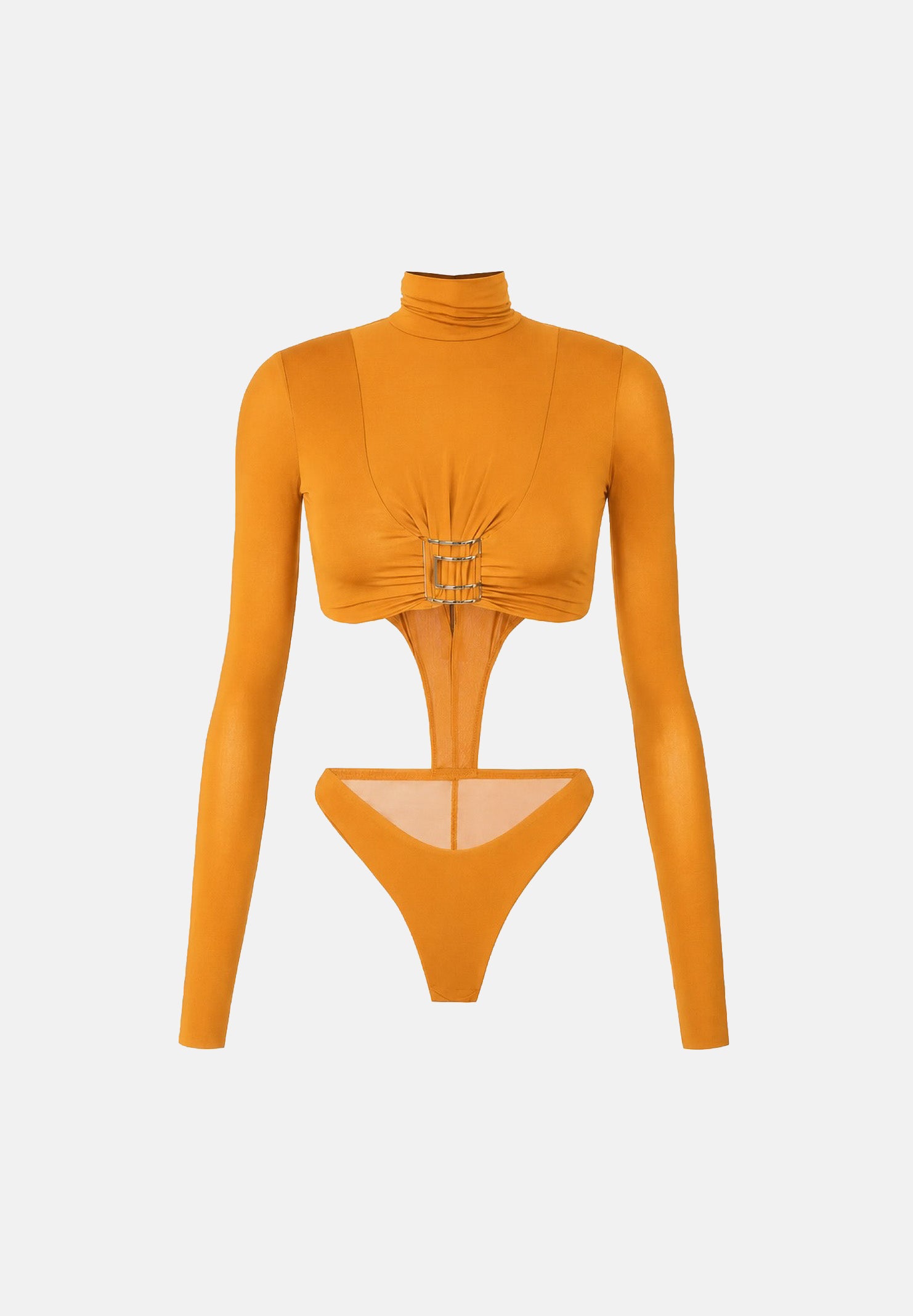 ELISABETTA FRANCHI Body BODY IN JERSEY CON LOGO GIOIELLO Ambra, marrone ambrato, donna. BO05567E2 940 ELISABETTA FRANCHI 