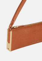 ELISABETTA FRANCHI Borsa a spalla sigaro-marrone da donna con stampa lucertola BS15A66E2 FK3 ELISABETTA FRANCHI 