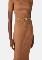 ELISABETTA FRANCHI Cintura gioiello oro da donna con charms CT22B62E2 U95 ELISABETTA FRANCHI 