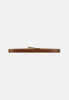 ELISABETTA FRANCHI Cintura in pelle sigaro-marrone da donna con dettagli metallici dorati. CT31S66E2 FK3 ELISABETTA FRANCHI 