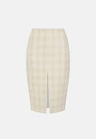ELISABETTA FRANCHI Gonna MIDI a tubino burro da donna con spacco frontale. GO23267E2 193 ELISABETTA FRANCHI 