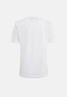 ELISABETTA FRANCHI T-shirt in cotone gesso-bianco, da donna con ricamo catena <BR/> MA66A66E2 270 ELISABETTA FRANCHI 