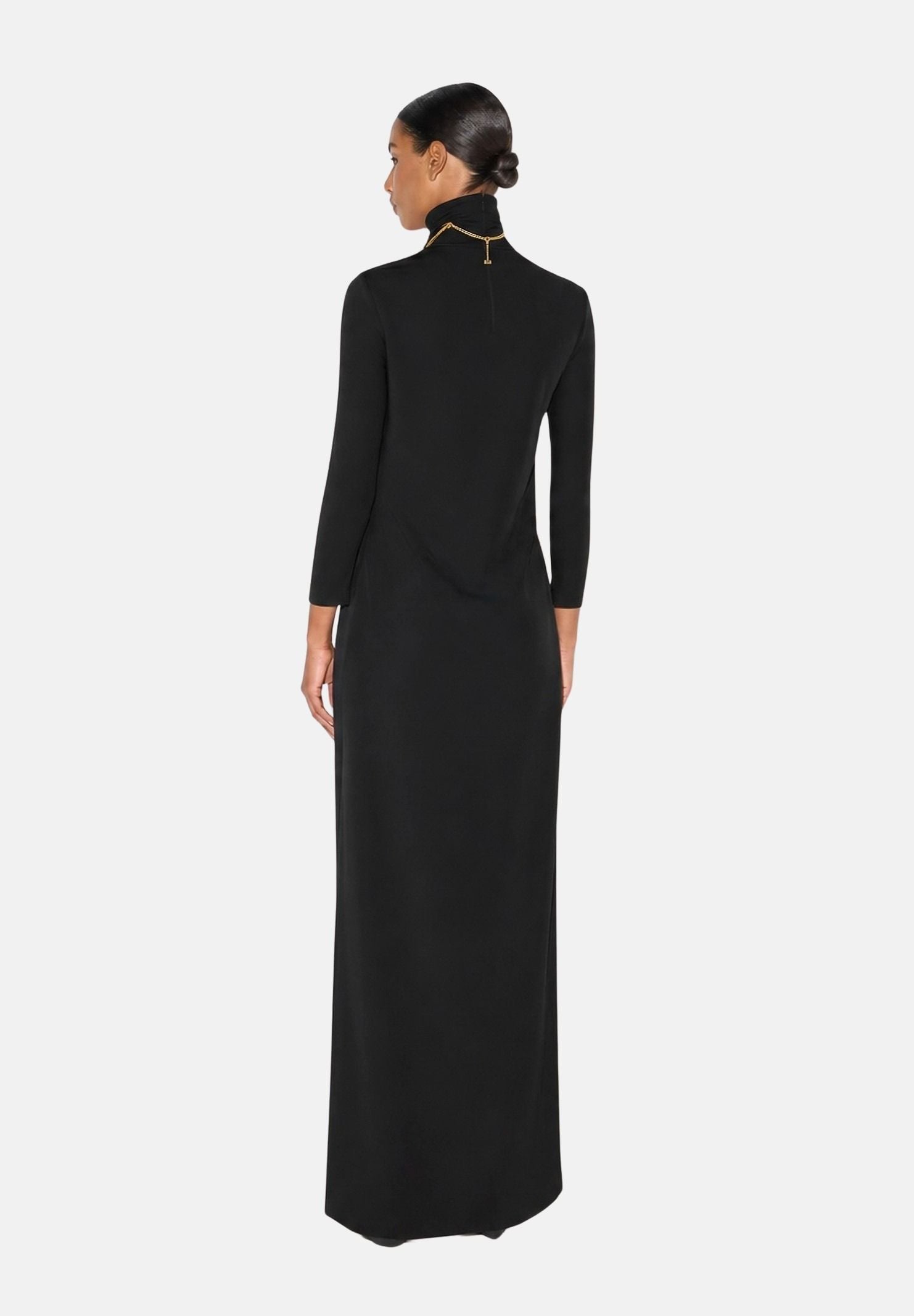 ELISABETTA FRANCHI Maglia MAGLIA IN JERSEY LUCIDO nero nero, colore basico nero, donna. MD00467E2 110 ELISABETTA FRANCHI 
