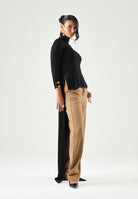 ELISABETTA FRANCHI Maglia MAGLIA IN JERSEY LUCIDO nero nero, colore basico nero, donna. MD00467E2 110 ELISABETTA FRANCHI 