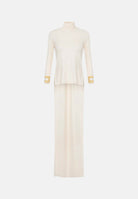 ELISABETTA FRANCHI Maglia MAGLIA IN JERSEY LUCIDO  colore basico burro, beige  donna. MD00467E2 193 ELISABETTA FRANCHI 