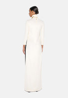 ELISABETTA FRANCHI Maglia MAGLIA IN JERSEY LUCIDO  colore basico burro, beige  donna. MD00467E2 193 ELISABETTA FRANCHI 