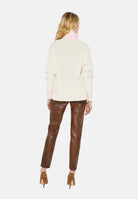 Cardigan corto slim fit da donna autunno inverno MK01S66E2 193 ELISABETTA FRANCHI 