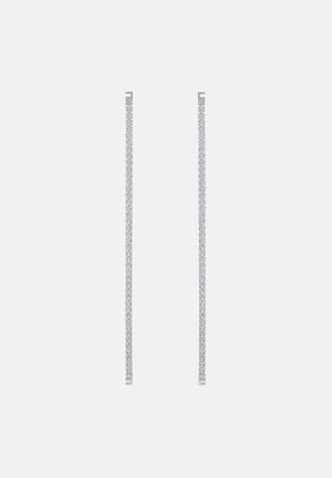 ELISABETTA FRANCHI Orecchini pendenti silver-argento da donna con applicazioni di cristalli OR20A67E2 346 ELISABETTA FRANCHI 