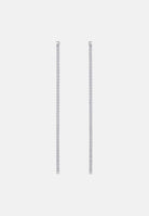 ELISABETTA FRANCHI Orecchini pendenti silver-argento da donna con applicazioni di cristalli OR20A67E2 346 ELISABETTA FRANCHI 