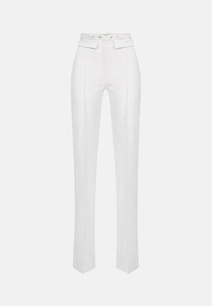 pantaloni eleganti slim fit da donna autunno inverno PA19666E2 360 ELISABETTA FRANCHI 