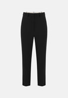 ELISABETTA FRANCHI Pantaloni neri da donna con linea sartoriale e gamba affusolata. PA20966E2 110 ELISABETTA FRANCHI 
