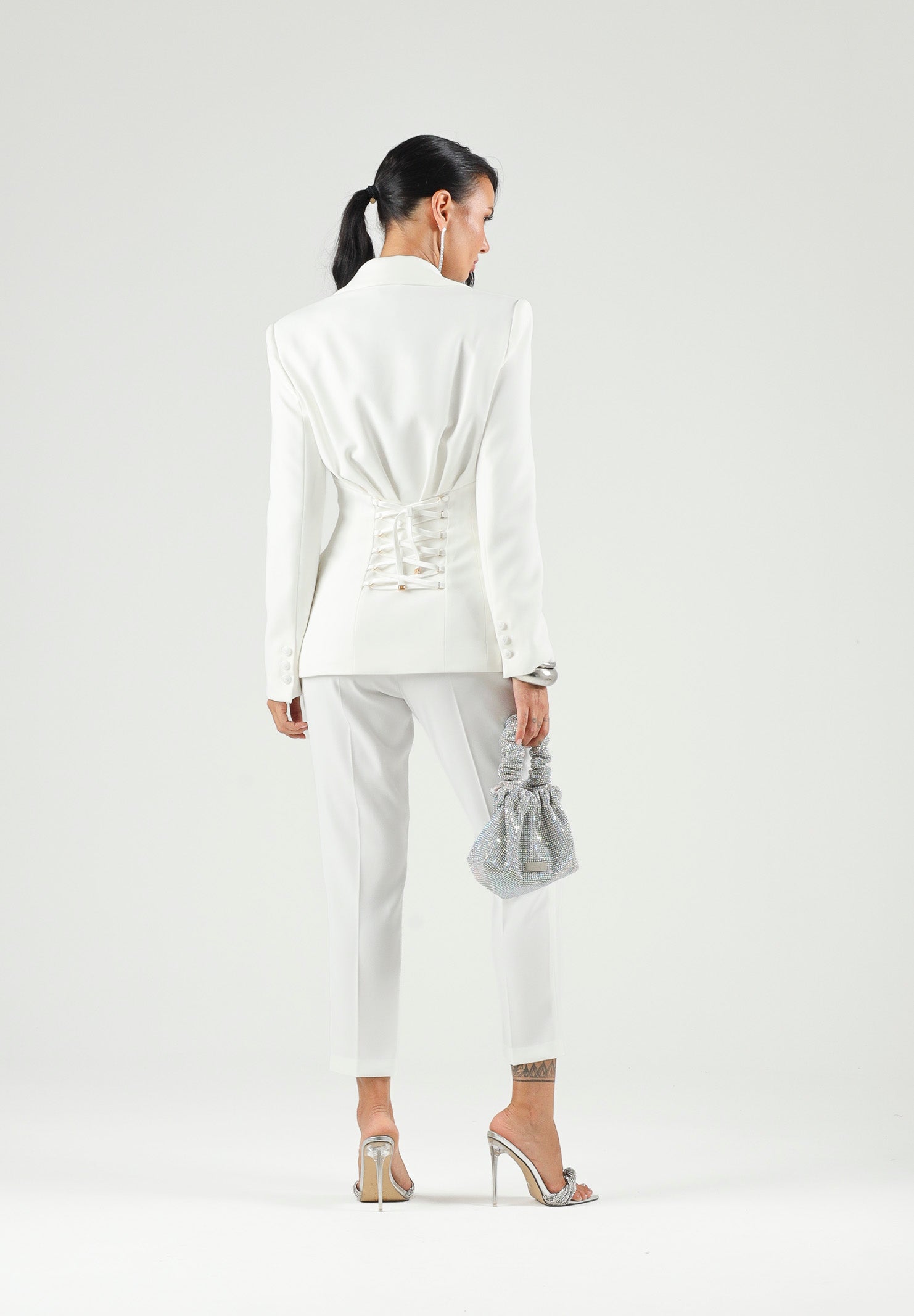Pantaloni slim fit da donna autunno inverno PA20966E2 360 ELISABETTA FRANCHI 