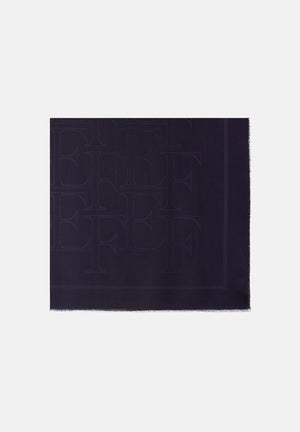 ELISABETTA FRANCHI Foulard in viscosa foulard blu notte da donna SC02F66E2 H88 ELISABETTA FRANCHI 